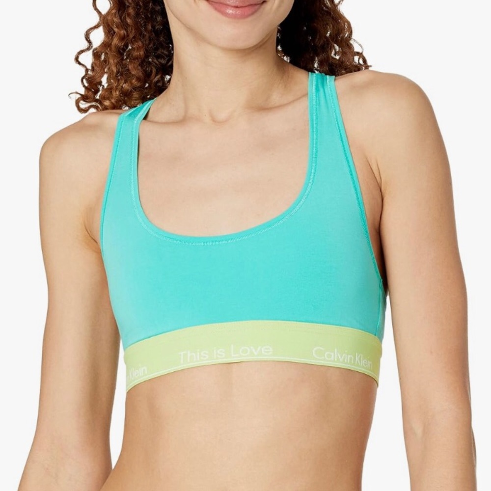 NEW Calvin Klein Women's This is Love Modern Cotton Bralette Large